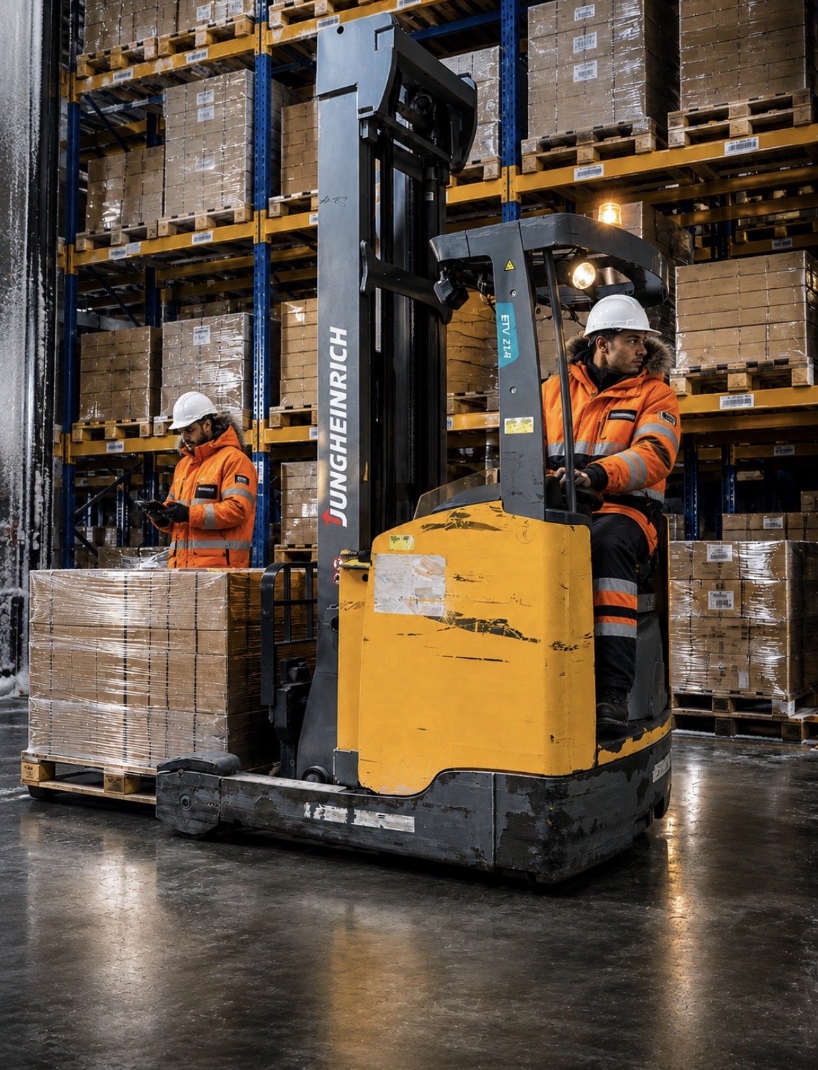 Operación logística de LEONPRODAL en centro de distribución